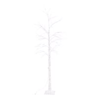 TEMPO-KONDELA WHITE BIRCH, LED karácsonyi fa, nyírfa, 150 cm