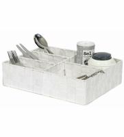 Compactor ruha- és kiegészítő-rendszerező TEX 32 x 25 x 8 cm, fehér, fehér