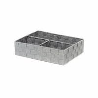 Compactor TEX ruha- és kiegészítő-rendszerező, 32 x 25 x 8 cm, szürke, szürke