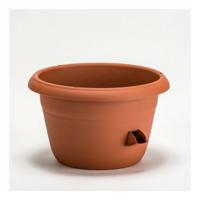 Plastia Siesta önöntöző kültéri virágtartó, 25 cm terrakotta, 25 cm