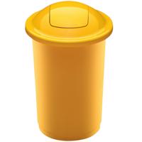 Top Bin szelektív hulladékgyűjtő kosár, 50 l, sárga