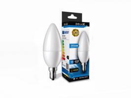 Zelux Led Candle C37 6W E14 4000K Gyertya Izzó